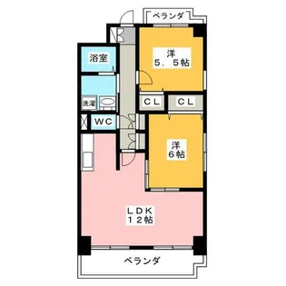 エステート良和 N棟【1階】の間取り