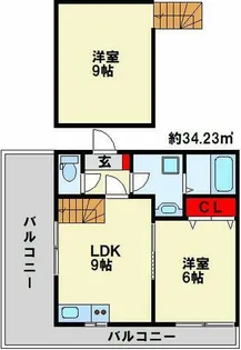 チャペル・コンサート【1204号室】の間取り