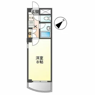 シャトー村瀬・千代田【4C号室】の間取り