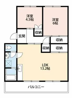Minoru【402号室】の間取り