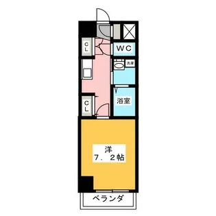 ジオステージ本山【10階】の間取り