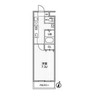 名古屋七条エンブルコート【3階】の間取り