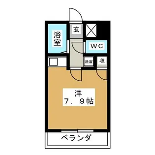 パークハイツみしまⅡ【6階】の間取り