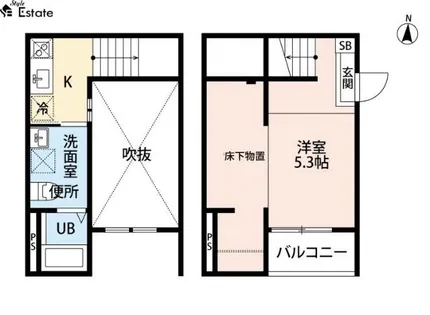 REFINED TASTE 三吉【1階】の間取り