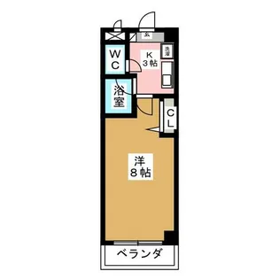 パールハイツ【2階】の間取り