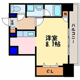 クレール十三【4階】の間取り