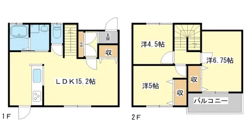 ラシック勝原【C1号室】の間取り