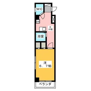 佐古前ビル【7階】の間取り