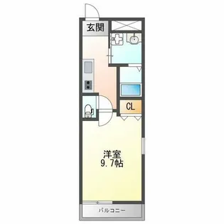 フジパレス野里公園【1階】の間取り