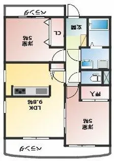 愛知県春日井市出川町8丁目【マンション】の間取り