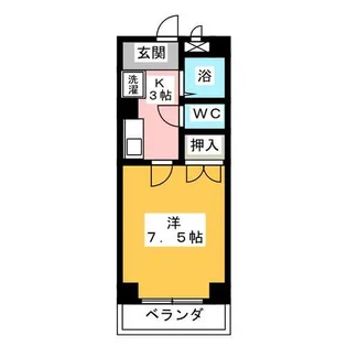 アヴニール菊水【4階】の間取り