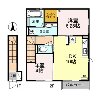 メゾンさくらⅡ【2階】の間取り
