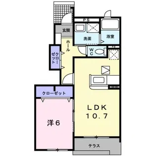 フォーシーズン E棟【1階】の間取り