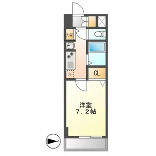 ベレーサ金山【603号室】の間取り