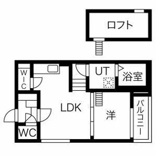 フォーラムエス【201号室】の間取り
