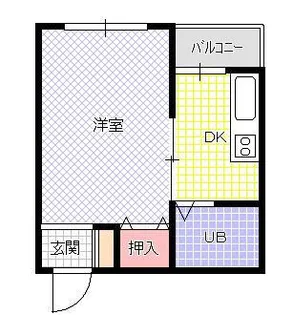 八坂ビル【302号室】の間取り