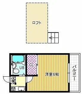 ロイヤルハイツまつい2【1階】の間取り