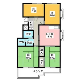 アルス88【4階】の間取り