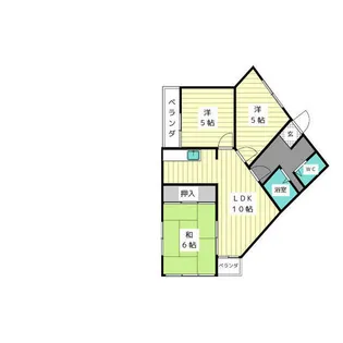 3LDKの間取り画像