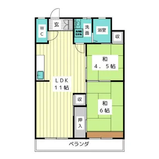 明和ビル【5階】の間取り