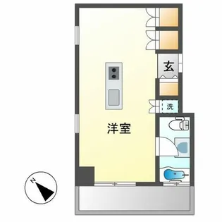 REGARO KANAYAMA STA【702号室】の間取り