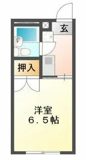 ハイシティ弥生【405号室】の間取り