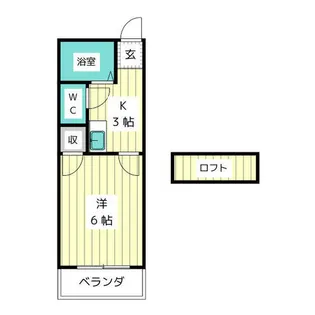 フラッツ本郷【2階】の間取り