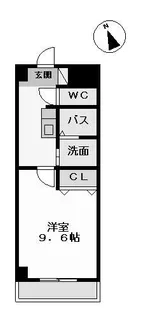 リバージュA【1階】の間取り