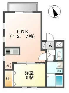 maple【302号室】の間取り