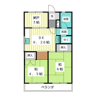エスパシオ上社【2階】の間取り
