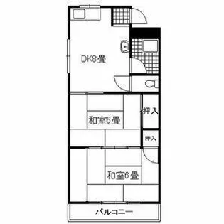 一社相互ビル【3階】の間取り