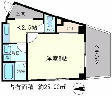 グランコスモ出町柳II【2階】の間取り
