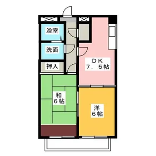 シャトー若葉【3階】の間取り