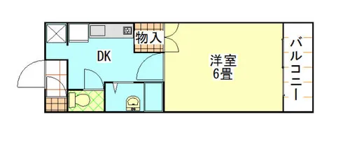 福岡県北九州市門司区東本町2丁目【マンション】の間取り