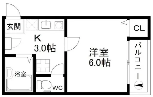 メゾンメテオール【2階】の間取り