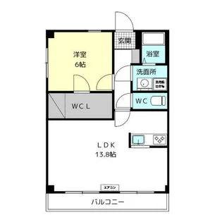 ハイツ8【1階】の間取り