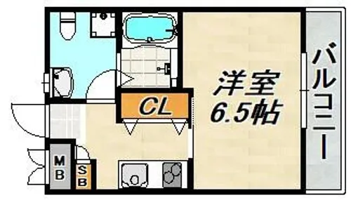 パロス須磨戸政町【2階】の間取り
