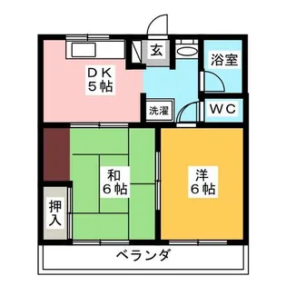 リバージュ剣【1階】の間取り