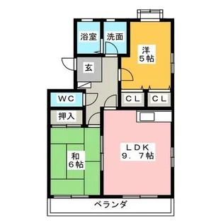 リトルアイランド【1階】の間取り