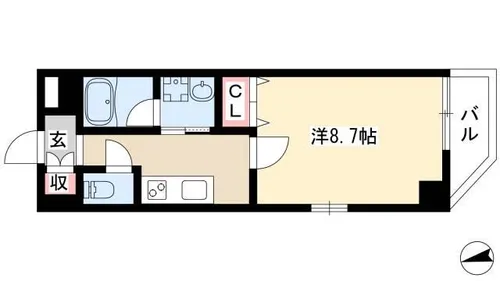 RIDGE大曾根【2階】の間取り