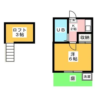 アシスト中郷【1階】の間取り