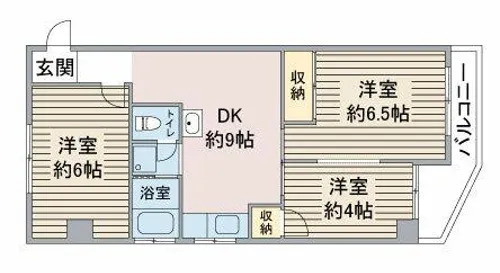 富善ビル【3階】の間取り