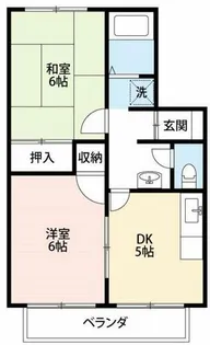 コーブサンクチュアリ【2階】の間取り