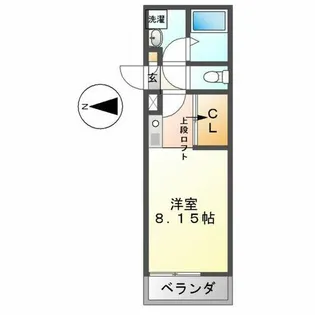 ノヴェル東別院【3階】の間取り