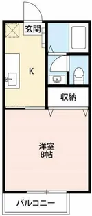 エタニティーPartⅢ【106号室】の間取り