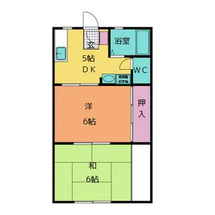サンシティ金沢【1階】の間取り