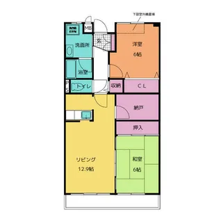 グランドパーク【3階】の間取り