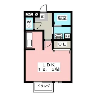 セゾンミストラル A【2階】の間取り
