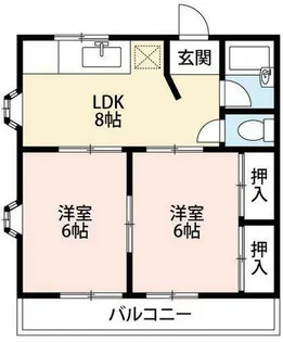 愛知県岡崎市柿田町【マンション】の間取り