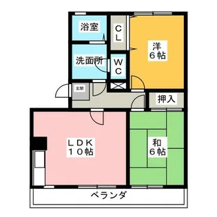 ロイヤルパレス弥富【3階】の間取り